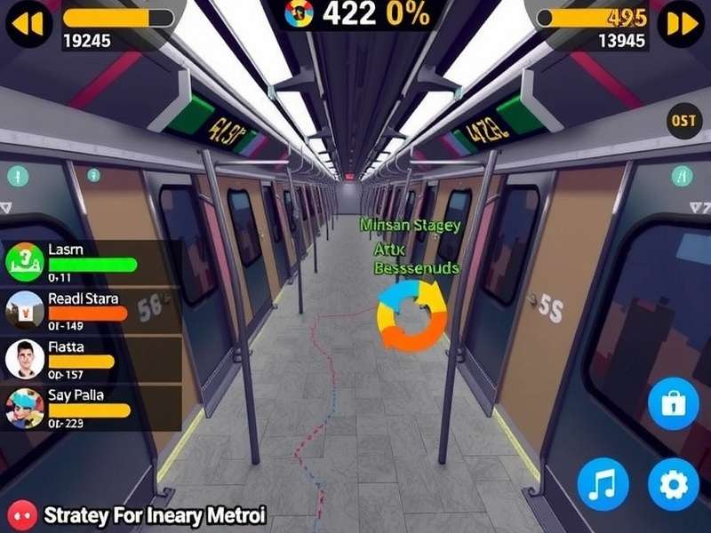Mumbai Metro Mania gameplay screenshot showing metro map
